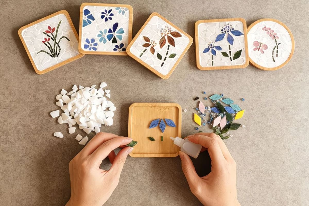 自製馬賽克杯墊工作坊